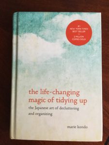 Photo of book- The Life-Changing Magic of  Tidying Up