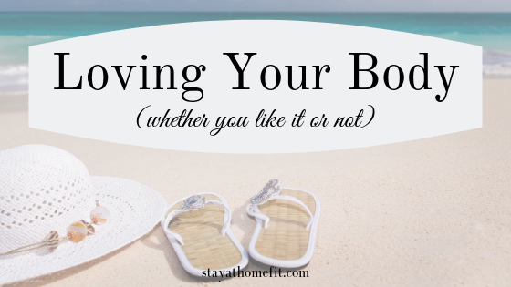 Blog title: Loving Your Body, on the beach