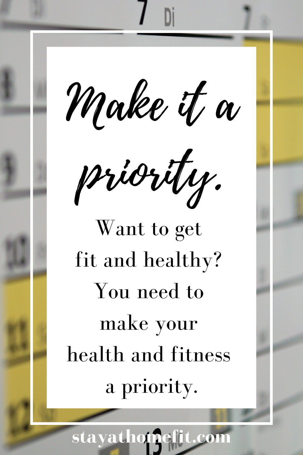 Make it a Priority