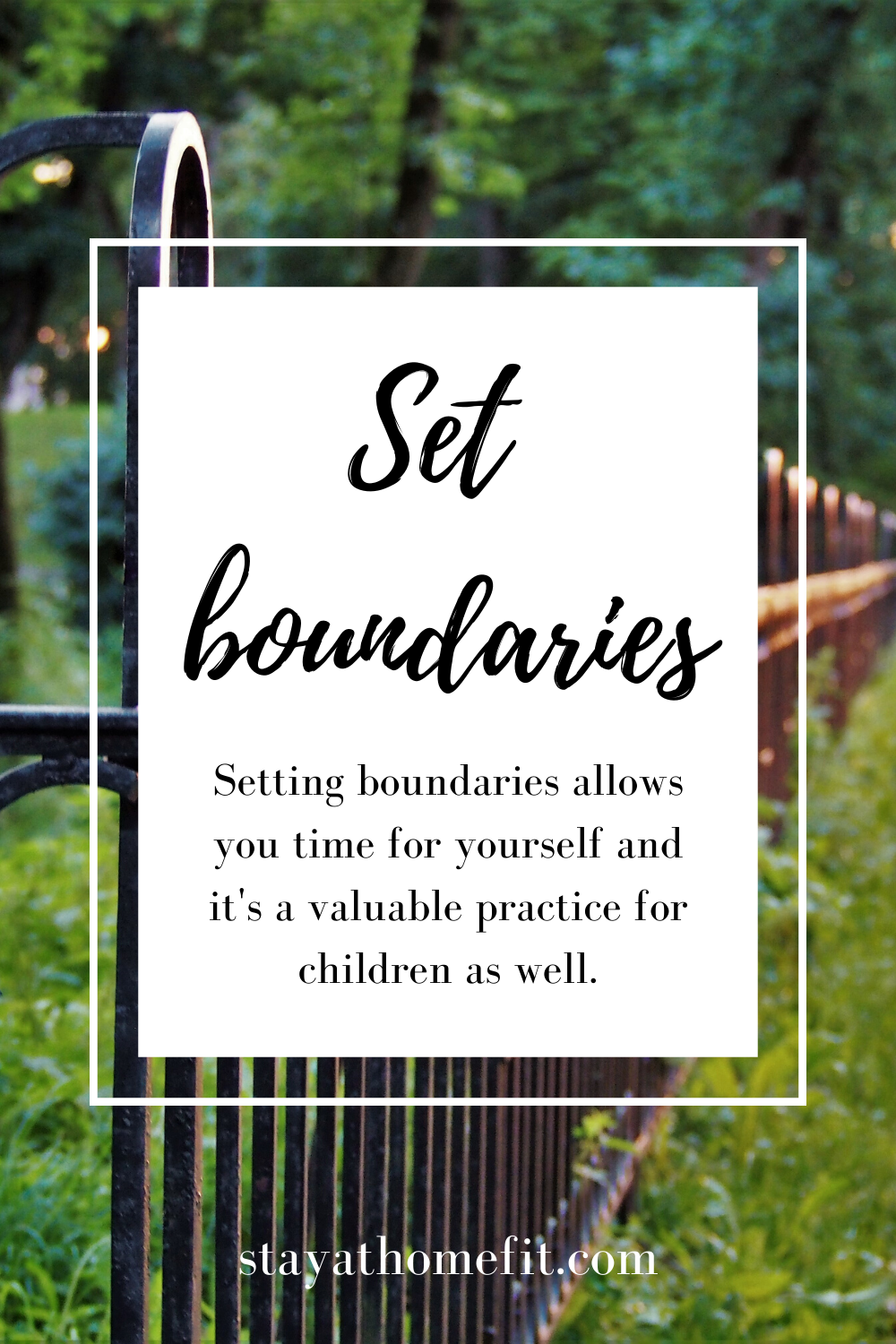 Set boundaries on your time